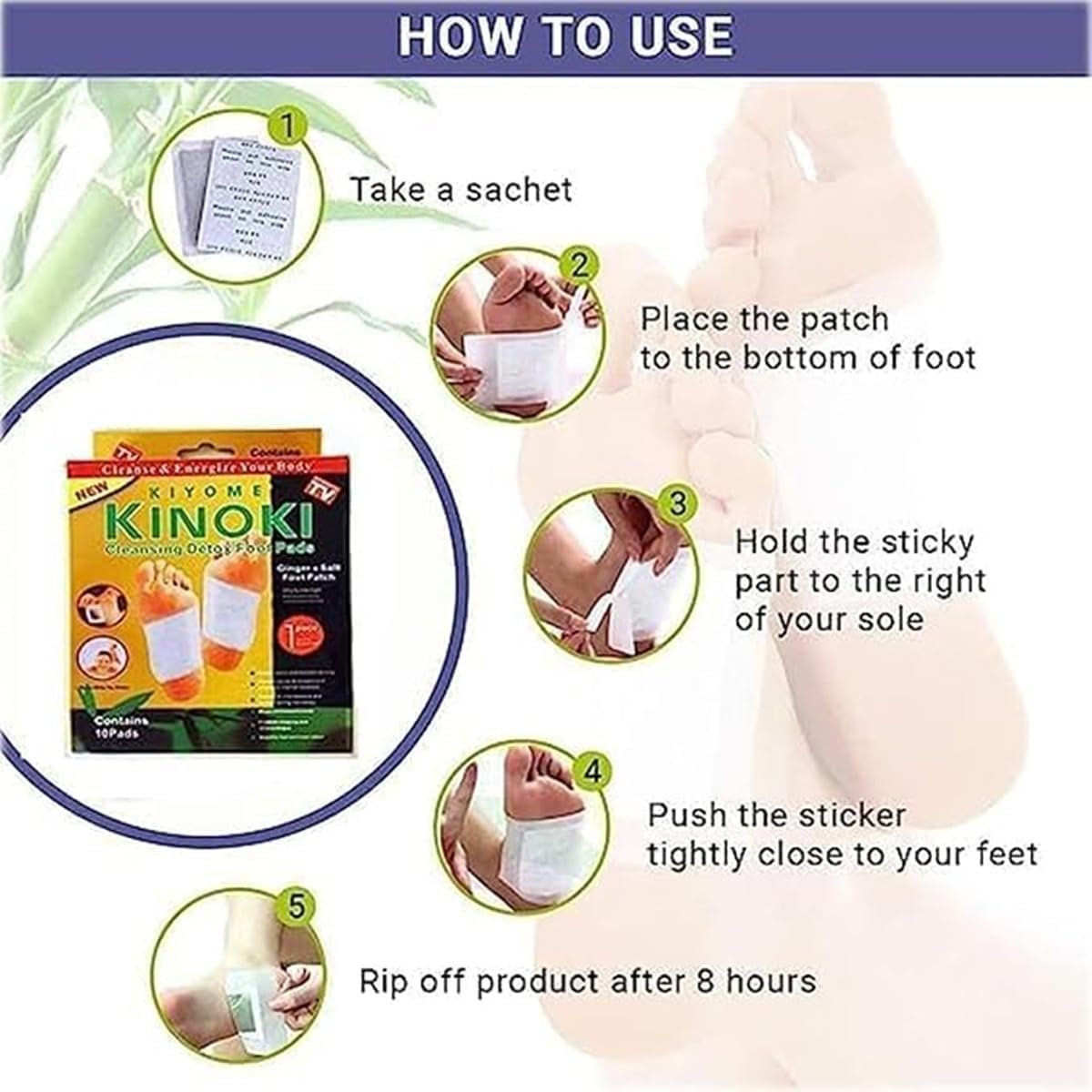 Kinoki Detox Foot Pads